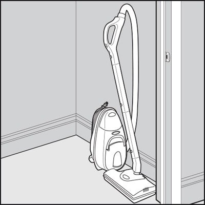 storage of Tristar vacuum