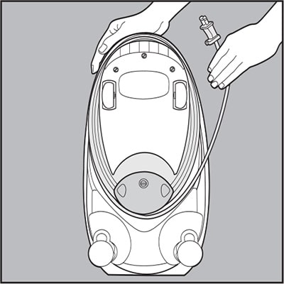 To partially unwrap cord, leave quick release in place. Unwrap cord to desired length.